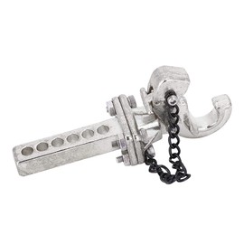Tbest RC Trailer Hook, Metal Towing Hitch Hook Simulation Buckle Connection Accessories Compatible with Traxxas TRX4 TRX6 SCX10 RC Crawler (Silver)