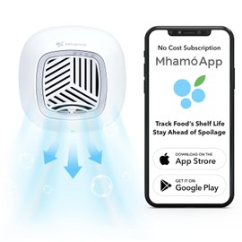 MHAMO Fridge Deodorizer - Rechargeable Mini USB Refrigerator Deodorizer | Electric Fridge Odor Eliminator Absorber with Charcoal Filter Removes Fridge Smell | More Effective Than Baking Soda