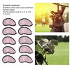 10 PCS Golf Club Head Covers Golf Iron Pole Net