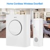 Waterproof Wireless Doorbell, MP3 Download Cordless Door Bell Ring with