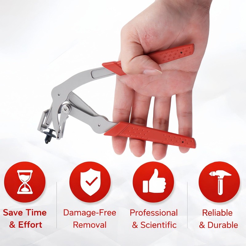 Car Clip Pliers & Panel Clip Removal Pliers, Spring-Loaded Fastener