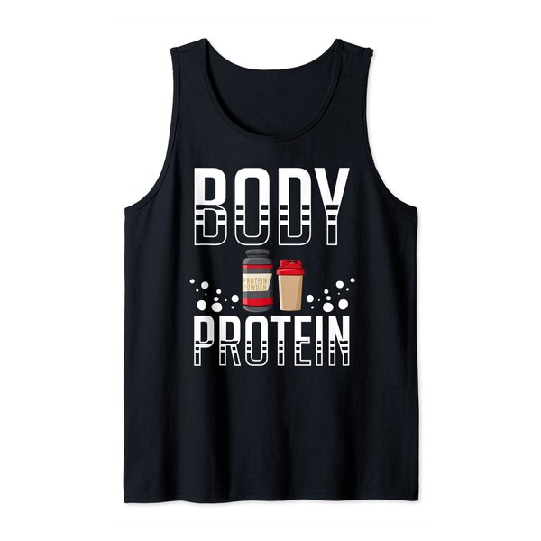 Protein Shakes Powder Whey Drinks Snacks Vegan Food Tank Top