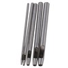 BQLZR Silver 1mm-5mm Heavy Duty Steel Leather Hollow Punch Hole