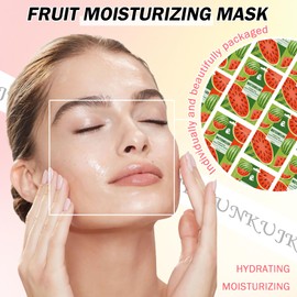 JunKuJK JunKuJK 10PCS Hydrating Facial Sheet Mask,Moisturizing Face Masks Skincare Gift Set,Long Lasting Face Mask Skin Care & Facial Mask Kit for All Skin Types 02