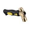 TEHAUX 1Lb Brass Stamping Hammer Mini Handle Double-Face Design for