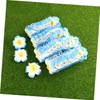 GRIRIW Flower Fake Wedding Decor 100pcs 6cm Plumeria Artificial Flowers