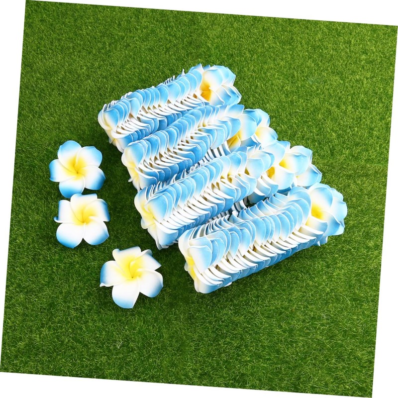 GRIRIW Flower Fake Wedding Decor 100pcs 6cm Plumeria Artificial Flowers