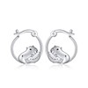 Cute Animal Earrings Capybara/Dragon/Butterfly/Panda/Cat Hoop/Stud/Dangle Drop Earrings for Women 925