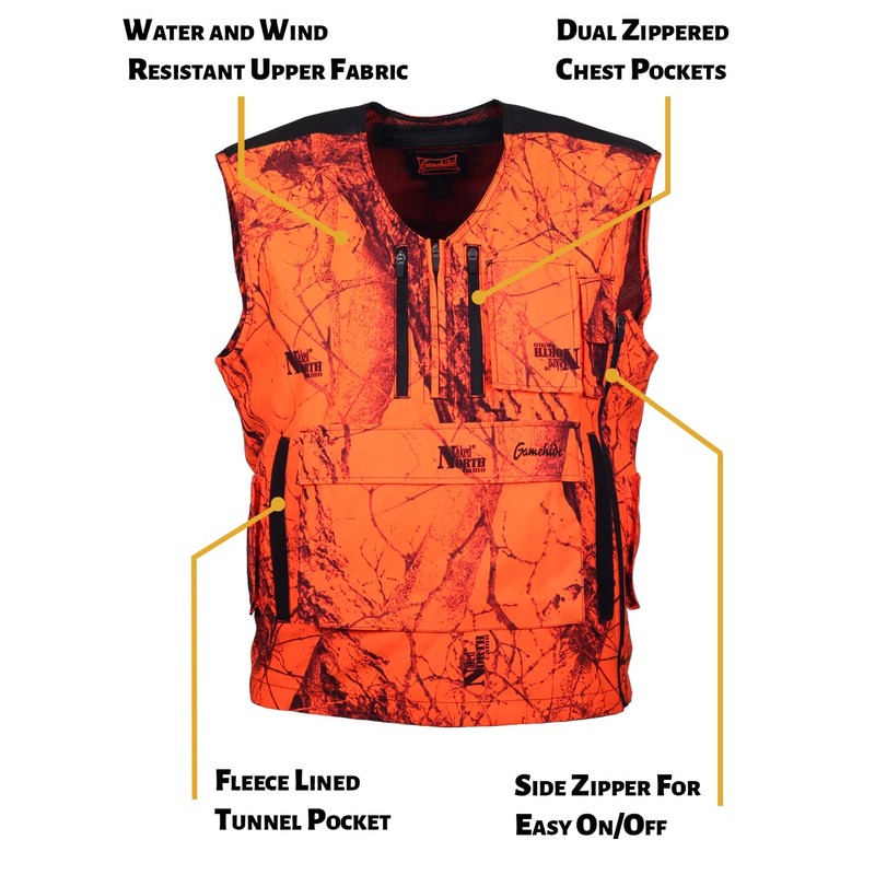 Gamehide Mountain Pass Extreme Big Game Blaze Deer Hunting Vest