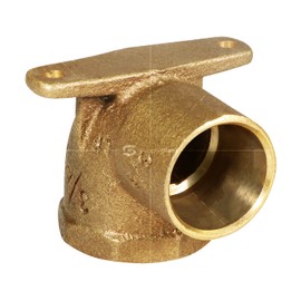 Everflow Supplies CFDL0034-NL 3/4" Nominal Diameter No Lead Cast Brass 90 Degree Elbow with Sweat Socket and Female Threaded Connect