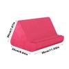 BZVV Soft Tablet Stand Pillow with Pocket,Adjustable 3 Viewing Angle,Lazy
