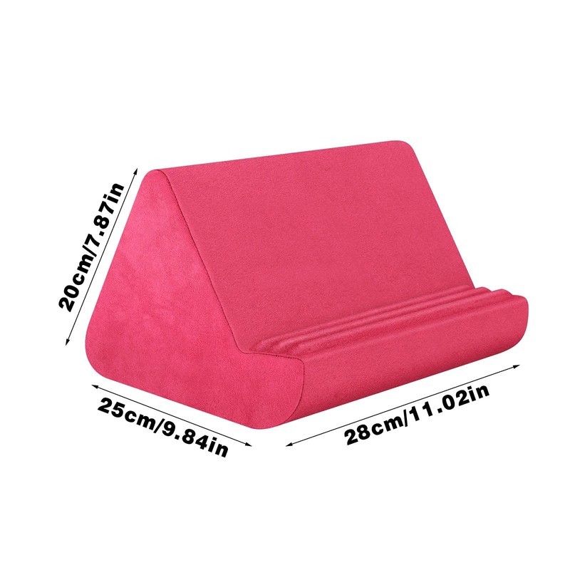BZVV Soft Tablet Stand Pillow with Pocket,Adjustable 3 Viewing Angle,Lazy
