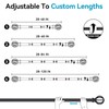 Curtain Rods for Windows 48 to 84, 2 Pack 5/8