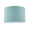Contemporary Bobbled and Textured Linen Fabric Lamp Shade in Light