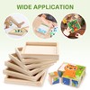 VOSAREA Special Wooden Pallet Craft Board 6pcs Unfinished Wood Cradled