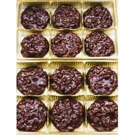 Chocolate Pecan Pralines (12 Count) | Charleston Chocolate Pralines | Southern Chocolate Pecan Candy