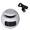 Multifunctional Bluetooth 5.0 Alarm Clock Speaker Rechargeable Ball Shape Portable