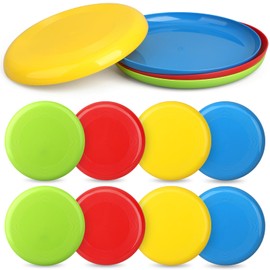 Sand Beach Toy Large 8 Inch Flying Disc Toy for Children Adults, Sports Yard Disc Toy for Outdoor Beach Accessories Backyard, Lawn, Park Flying Ring Gift Holiday Stocking Stuffer Jun