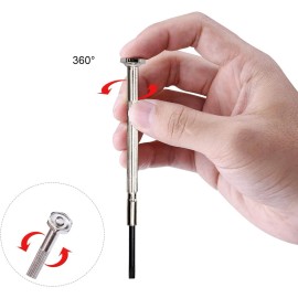 11 Piece Mini Precision Screwdriver Set – Chrome Finish