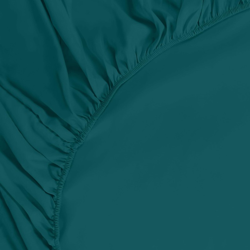 Utopia Bedding Fitted Sheet King, Teal - Deep Pocket 14