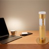 Vase Table Lamp Battery Powered USB Rechargeable Cordless Dimmable Flower