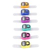 6 Pcs Electronic Finger Counter Portable Lightweight Adjustable Ring Clicker
