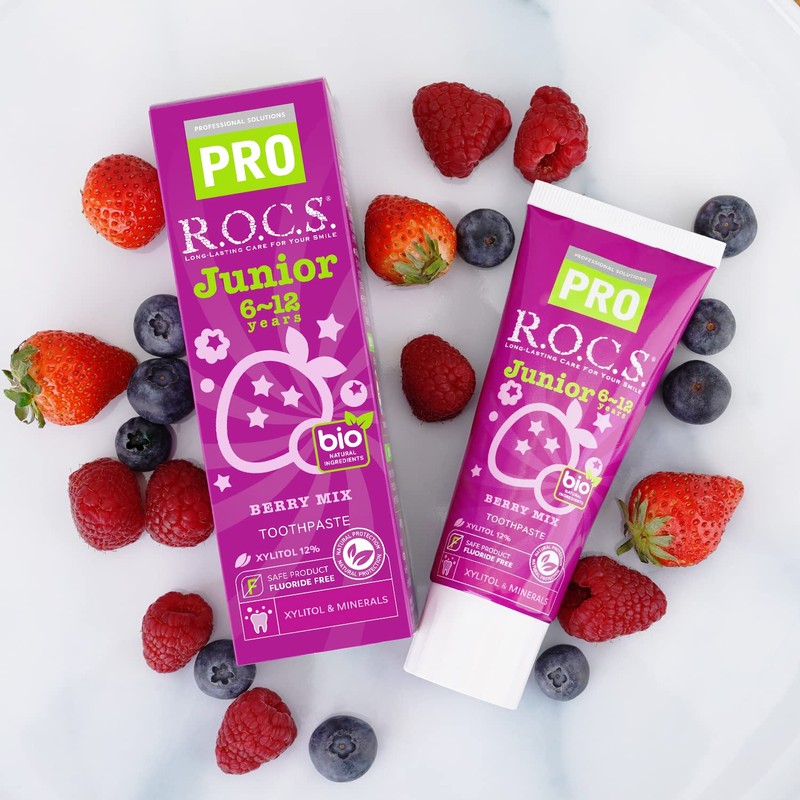 R.O.C.S. Rox Pro Junior (6 - 12 Years), Berry Mix