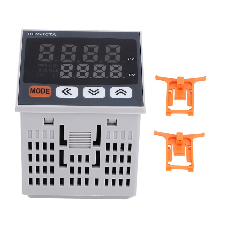 PID Temperature Controller 72x72mm Digital Display Intelligent Thermostat AC 100‑240V