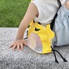 YSGSMOM Kids Mesh Beach Bag, Cute Crab-Shaped Seashell Collecting Bag