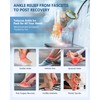 Ankle Foot Ice Pack Wrap for Injuries, Reusable Gel Ice