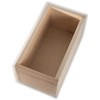 Rectangular Wooden Open Container Display Box | 23.5 x 12.5