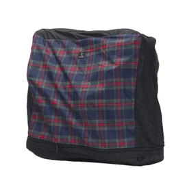 rin project 1045 Blonton Wheeled Bag, Completely Storage, Wheels, Movable, Checkered Pattern, Navy 1045