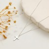 koperin Cross Necklace for Women-Dainty 925 Sterling Silver Cute Faith