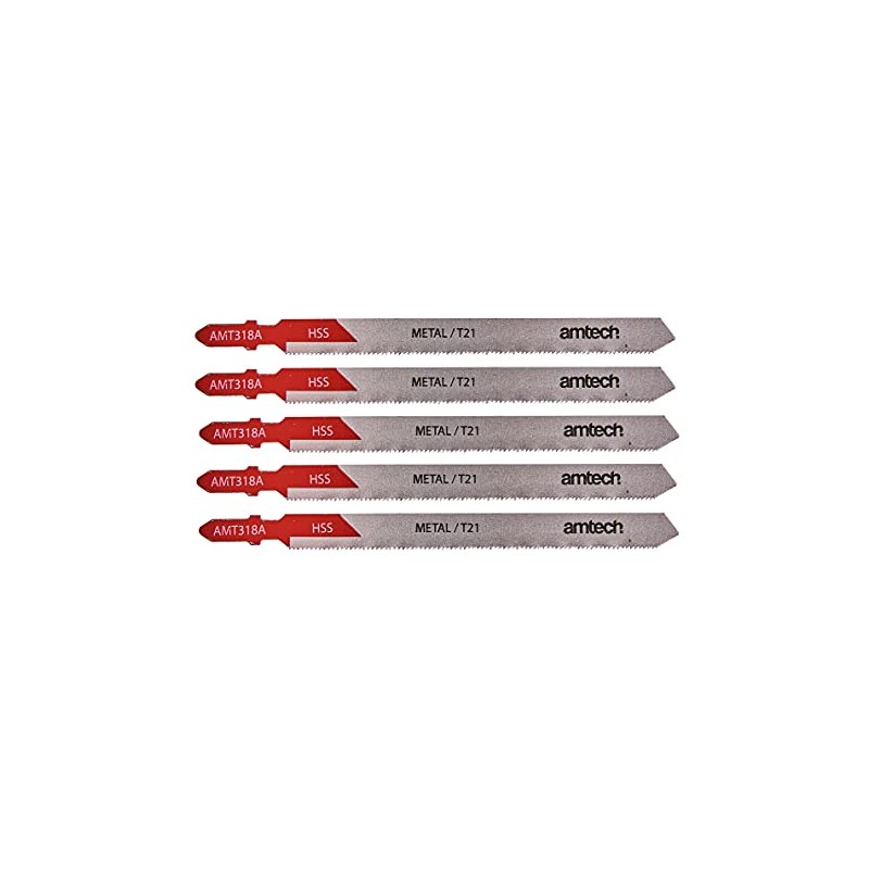 Amtech M1613 5 Piece Metal Jigsaw Blade Set (AMT318A)