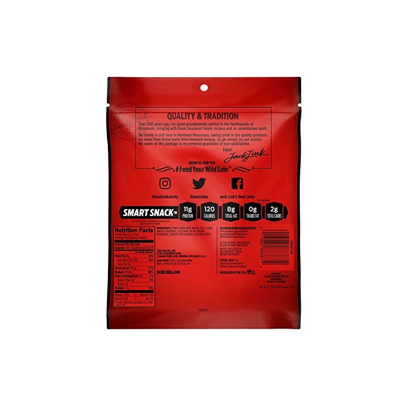 Jack Links Thick Cut Hickory Bacon Jerky (2.85oz)