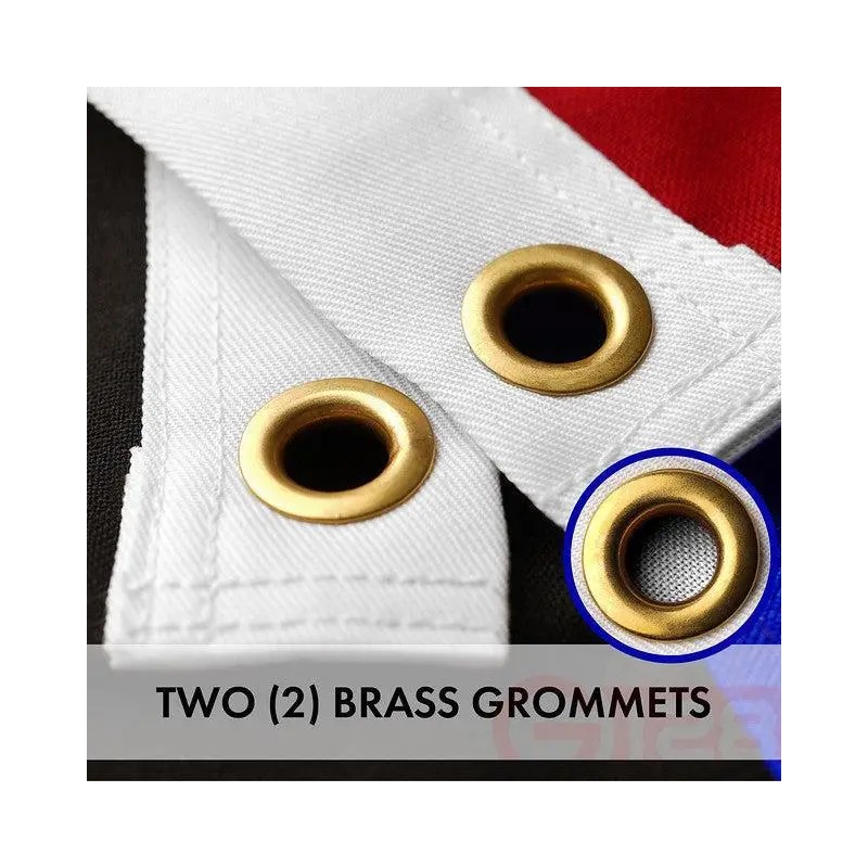 UD_G128 Blue Lives Matter Flag 4x6 FT 2-Pack Police Flag