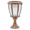 Garden Yard LED Exterior Solar Powered Pillar Light Lantern Landscape