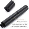 Matte Black Solid Brass Round Double Function Handheld Shower head