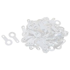 TA-VIGOR 100Pcs Crimping Ring Terminal Connector, 4.2mm Single-head Solder Tag Lug Plate, Blank Ring Cable Connectors for Micro Motors, Tape Recorder Cores