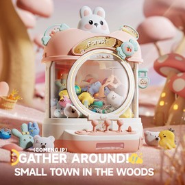 Claw Machine Arcade Toy with LED Light & Adjustable Sound, Mini Vending Machine for Kids Candy Dispenser Toys Perfect Christmas Birthday Big Gifts for Kids, Ages 3+ (Bear)