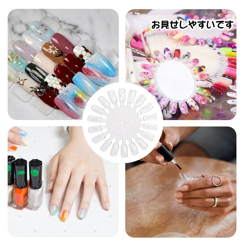 Nail Tip, Short, False Nails, Handmade, Rhinestone Design, Fashionable, Popular,