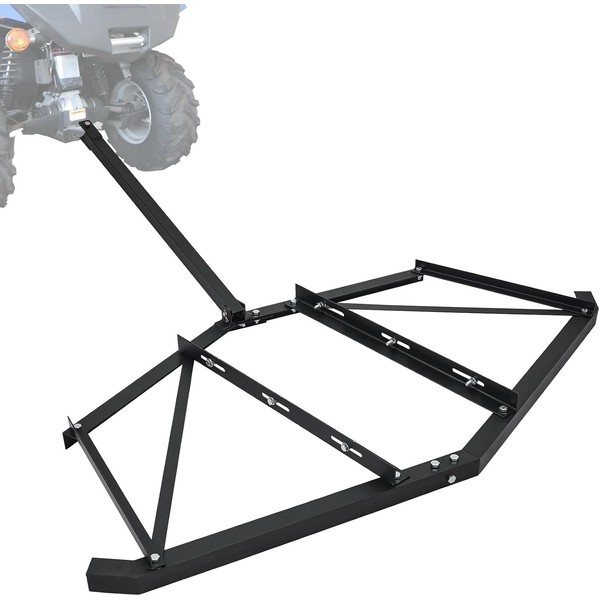 72" Driveway Drag Gravel [with 2 Adjustable Bars], Heavy Duty