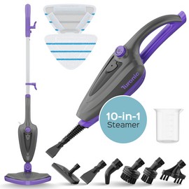 Turonic ST3 10-in-1 Steam Mop - 1500W, 110°C Floor Steamer, 15s Heat-up