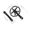 Meijun Bike Crankset 170mm Bicycle Chainwheel Chain Ring Set 45T
