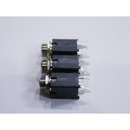 SWITCHCRAFT #112BX Type Box Type Stereo Jack for 0.25 inch (6.35 mm) Plug, Our Original Product, For Effectors and Electronic Crafts (Set of 3)