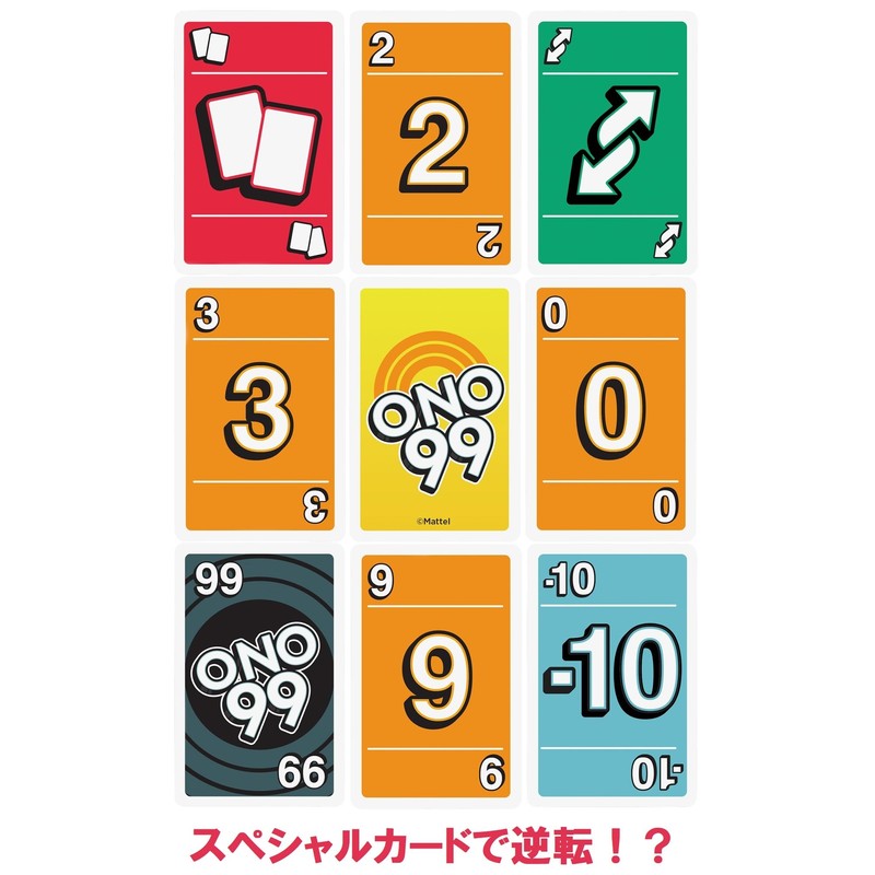 Mattel Game UNO HHL37 Oh No! Ninety-Nine Card Game, Party