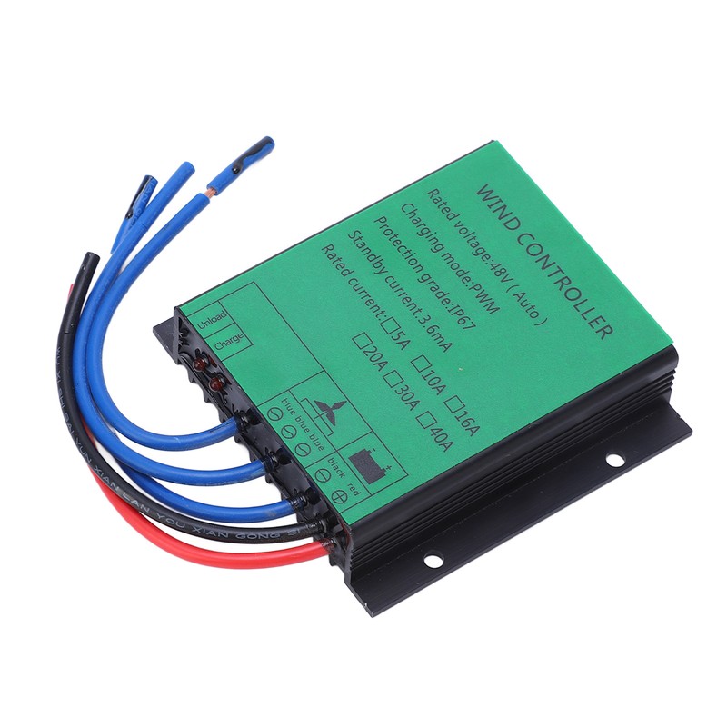 Wind Turbine Generator Controller 1000W Efficient PWM Charging IP67 LED