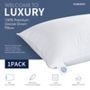 SAKIAO 100% Canadian White Down Pillow - Luxury Sleeping Pillow