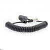 Anton Bauer D-Tap To Male Hirose 4 Pin Power Coiled