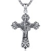 Saint Michael Necklace | Saint Christopher Necklace | Jesus Cross